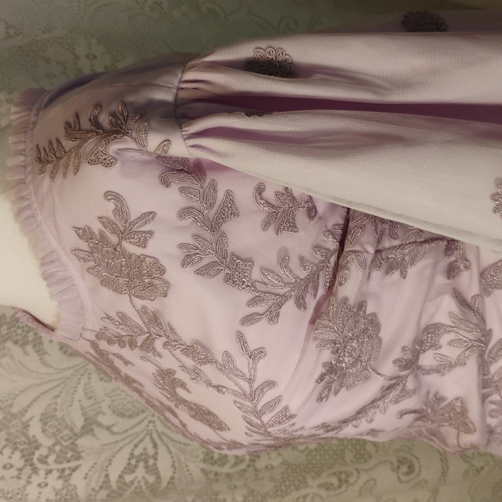 JessaKae Lavender Embellished Tulle Dress - Picture 11 of 16